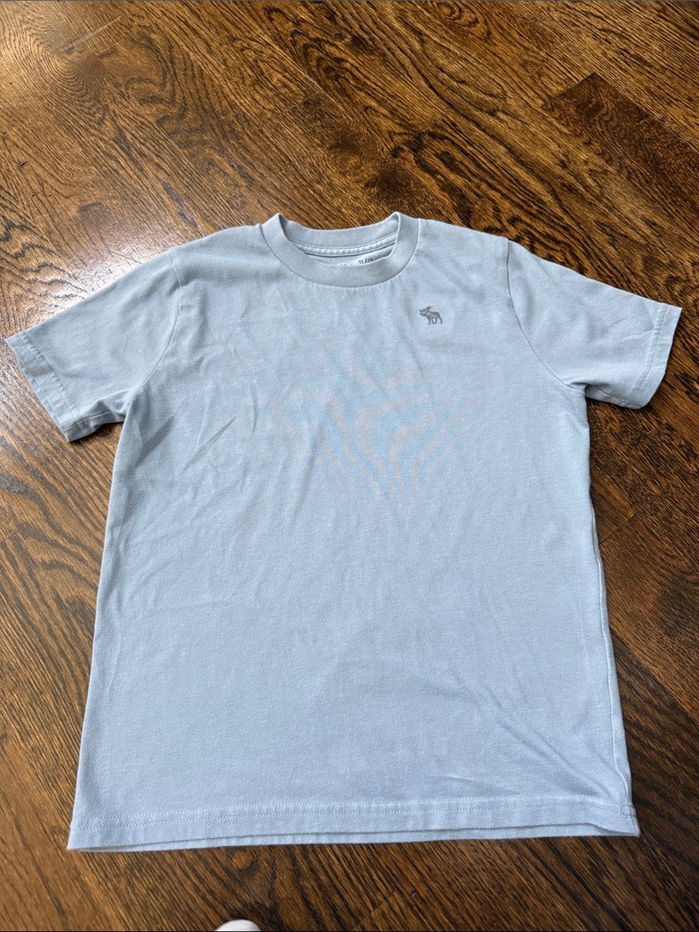 abercrombie kids Light Blue Short Sleeve Crewneck Tee